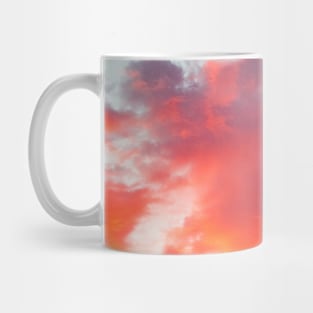 Pink Orange Purple Cotton Candy Clouds at Sunset Mug